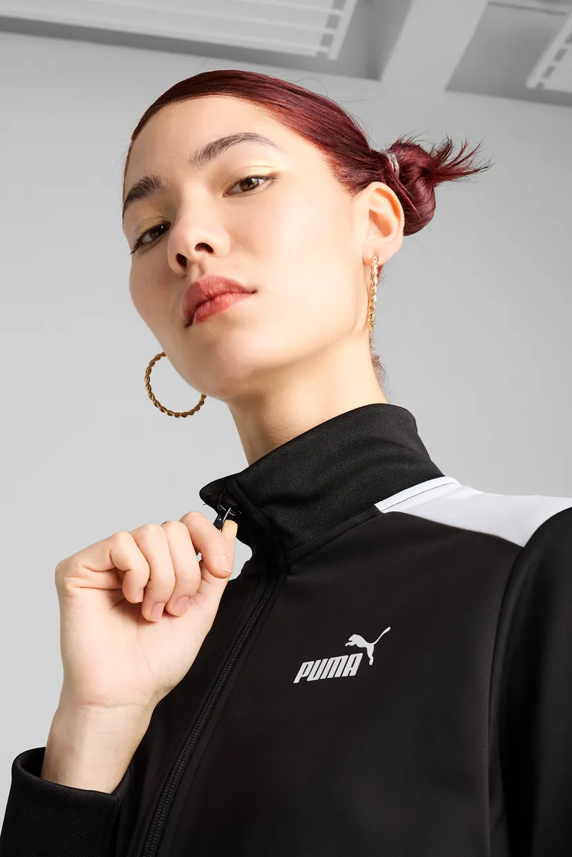 Жіночий чорний спортивний костюм (кофта, штани) Poly Suit Women 4