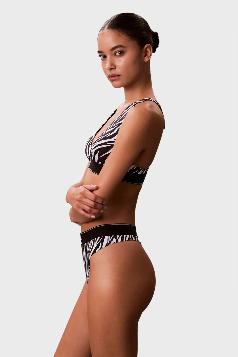Женские трусики с узором THONG 3
