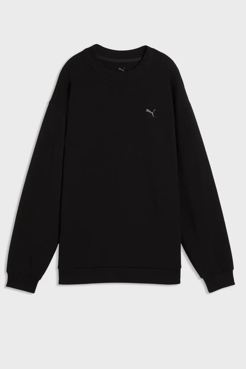 Жіночий чорний світшот CLOUDSPUN Relaxed Crew Neck Top Women 4