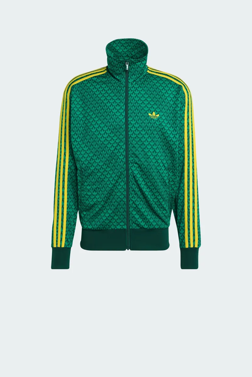 Мужская зеленая спортивная кофта с узором FIREBIRD LOOSE MONOGRAM 6