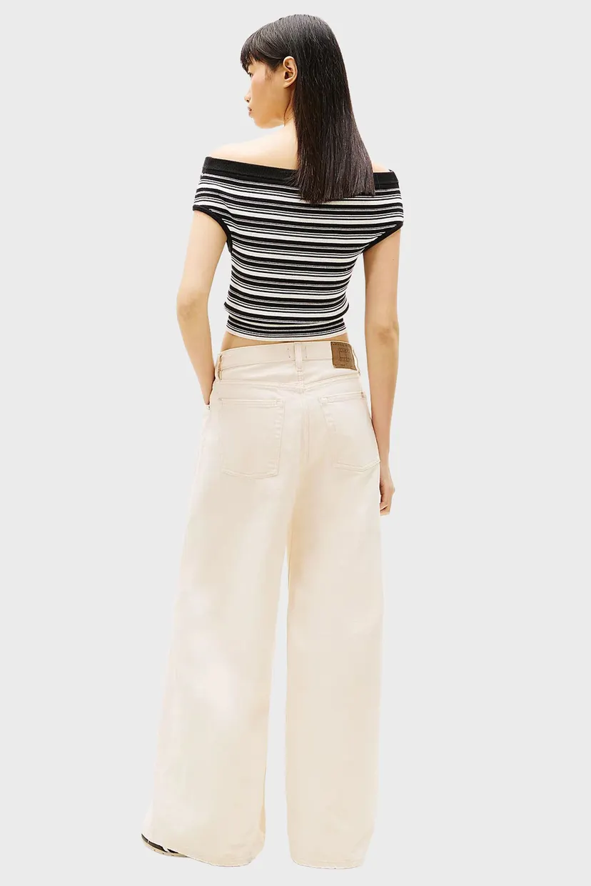 Женские белые джинсы PLEAT 3
