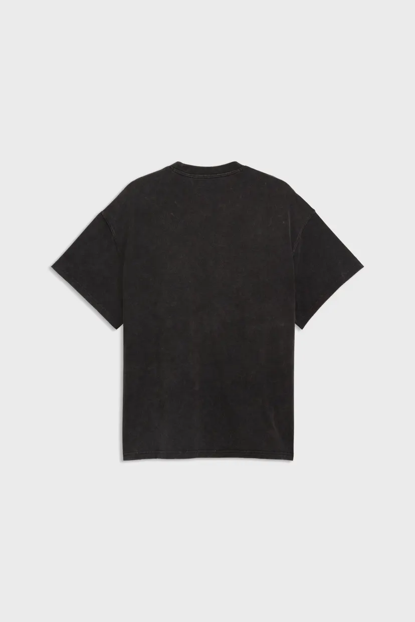 Мужская черная футболка Dylan Wildcat Oversized Tee Men 5