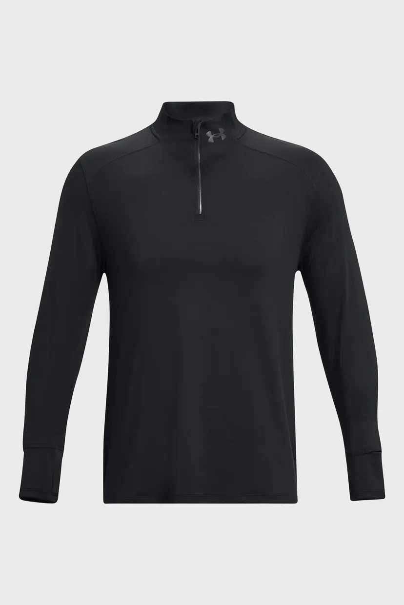 Чоловіча чорна спортивна кофта QUALIFIER RUN 1/4 ZIP 7