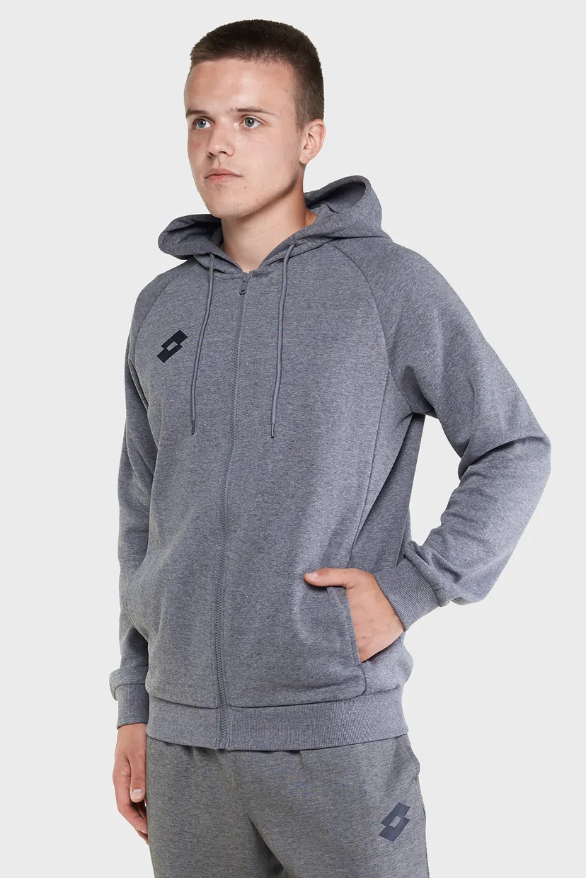 Чоловіче сіре худі ELITE SWEAT FZ HD MEL CO 3