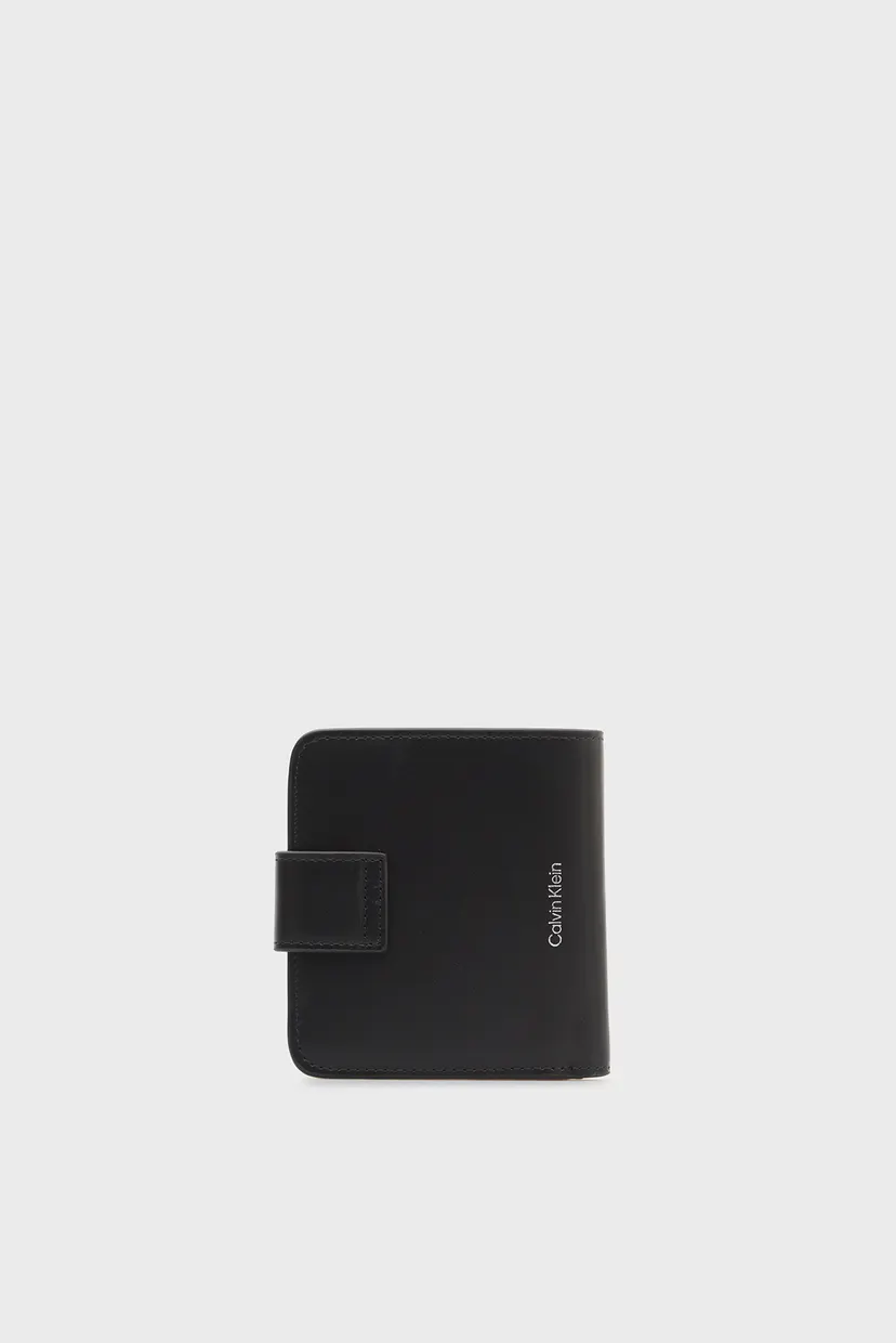 Жіночий чорний шкіряний гаманець BILLFOLD 3