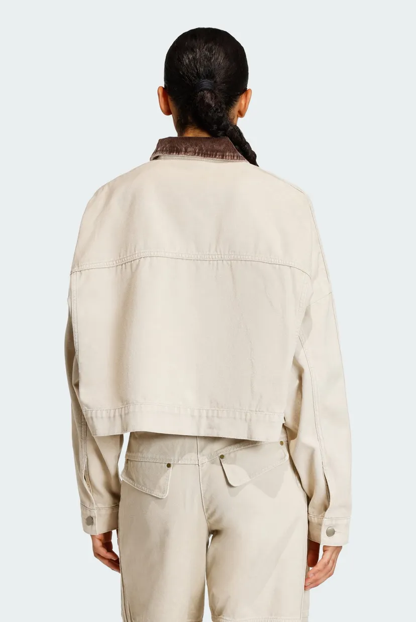 Жіноча бежева куртка CANVAS TRACKTOP 3