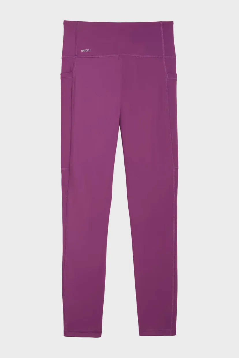 Женские малиновые тайтсы TAD ESSENTIALS 7/8 Tigths Women 5