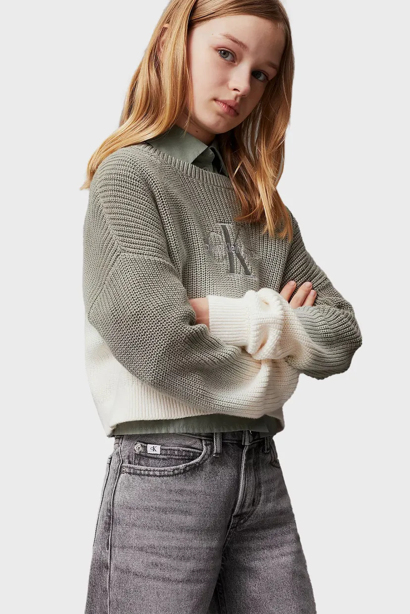 Дитячі сірі джинси HR WIDE LEG WSH GREY DENIM 4