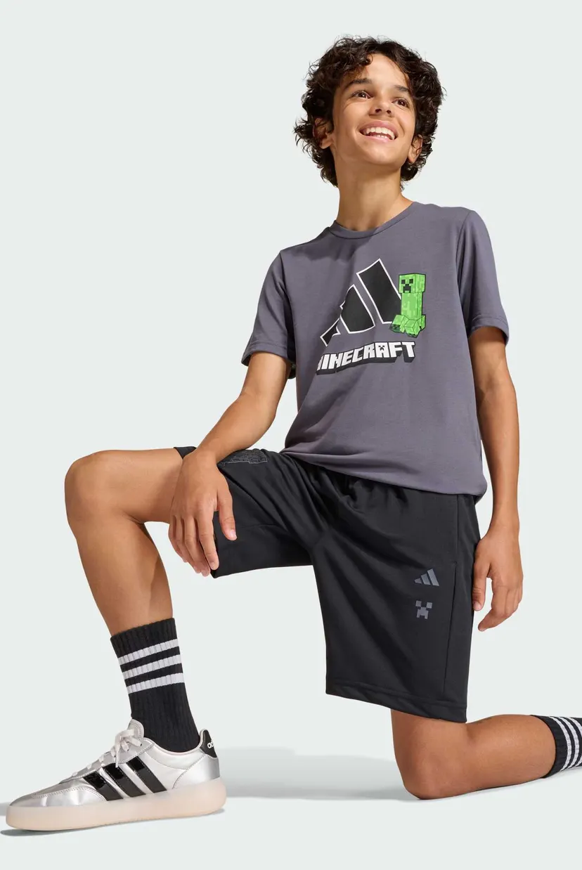 Дитячі чорні шорти ADIDAS MINECRAFT TRAINING 4
