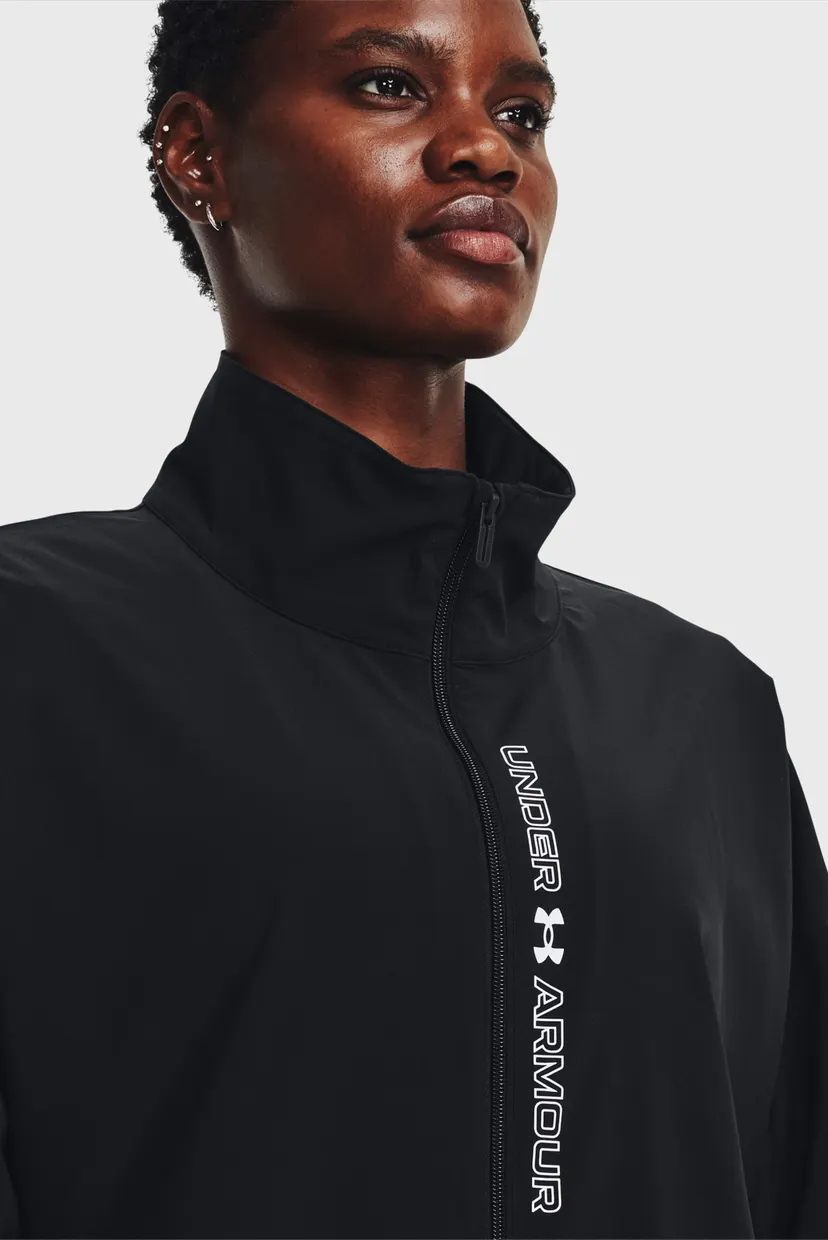 Жіноча чорна вітровка Woven FZ Oversized Jacket 4