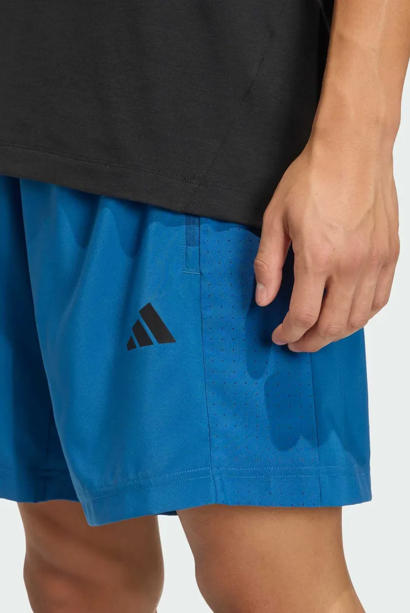 Мужские синие шорты WORKOUT ESSENTIALS BASE WOVEN 4