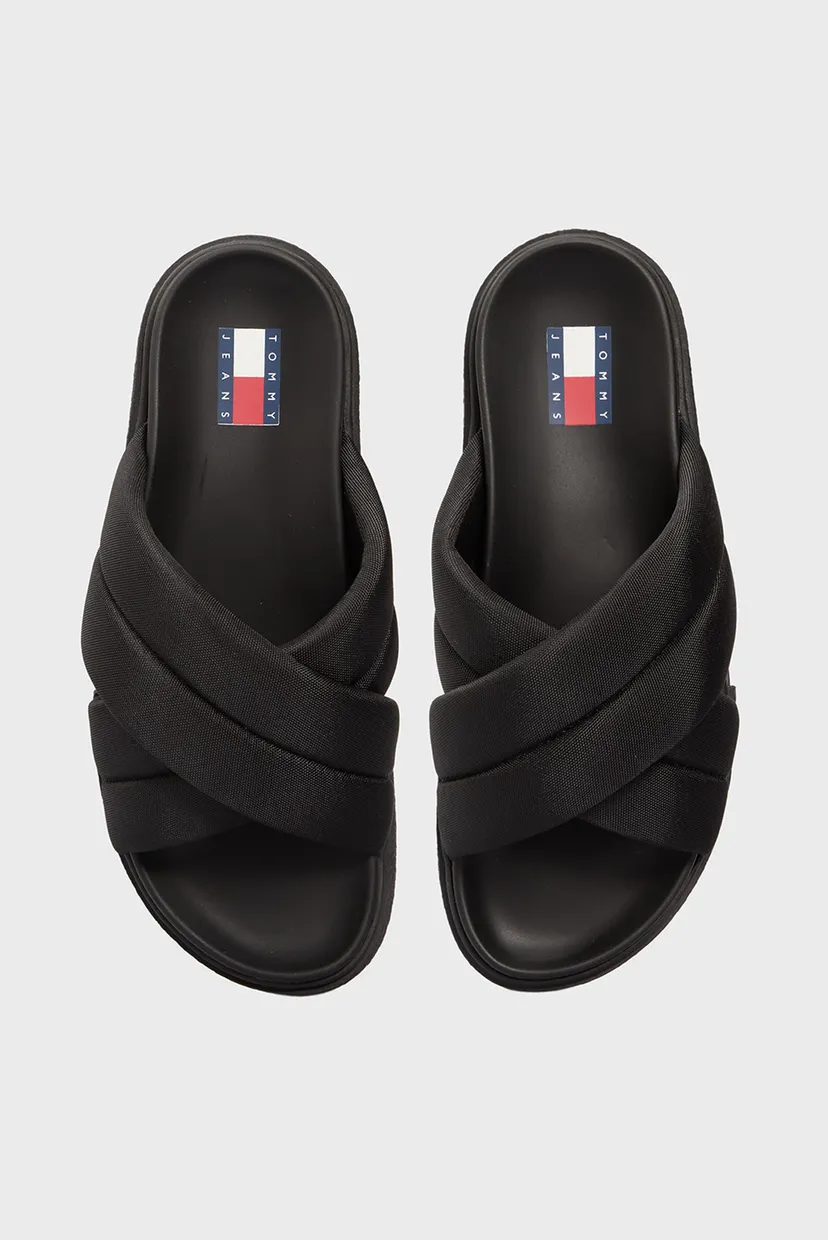 Жіночі чорні слайдери FLATFORM 4