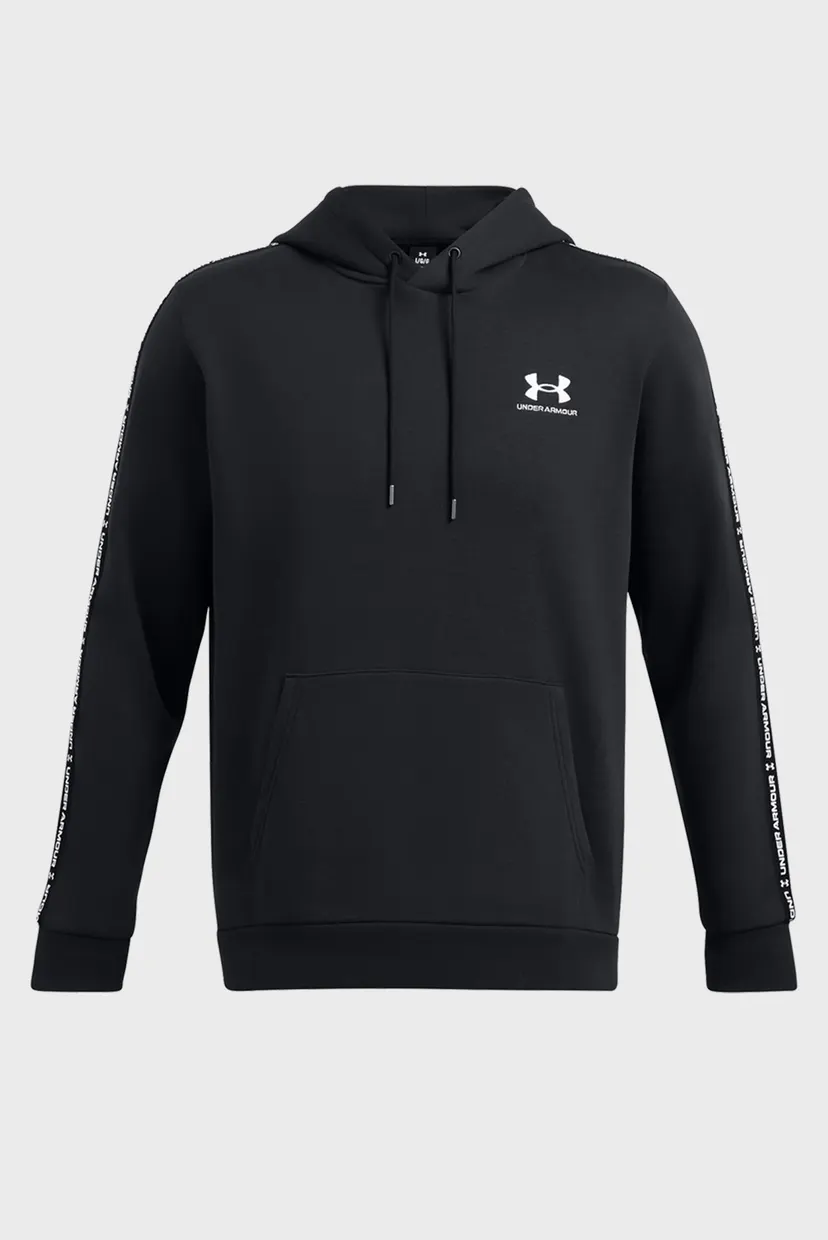 Чоловіче чорне худі UA Icon Fleece HD Taping 5