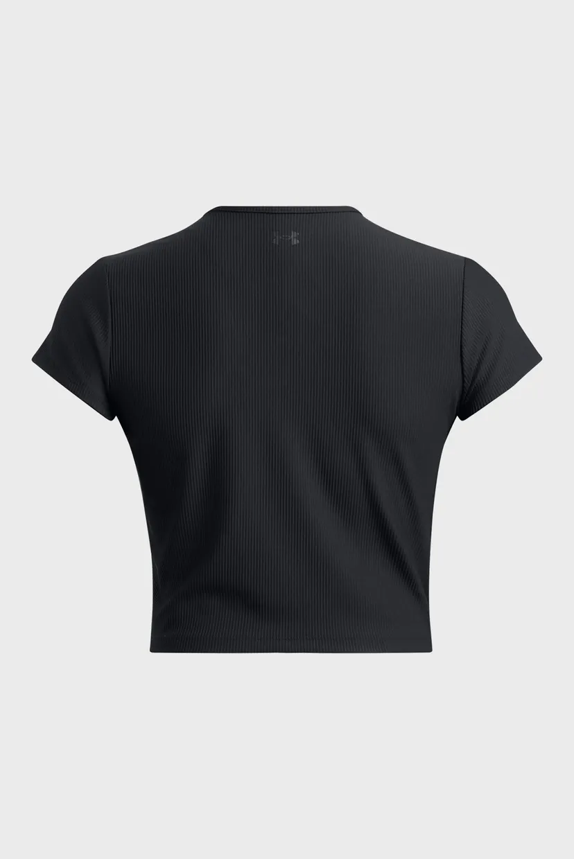 Жіноча чорна футболка Meridian Rib Baby Tee 5