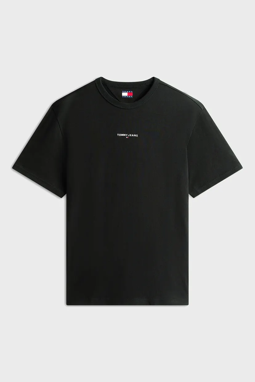Мужская черная футболка TJM RLX LINEAR LOGO TEE EXT 5