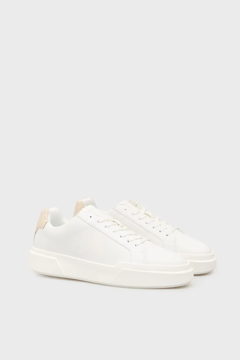 Чоловічі білі шкіряні снікерси CHUNKY CUPSOLE 3