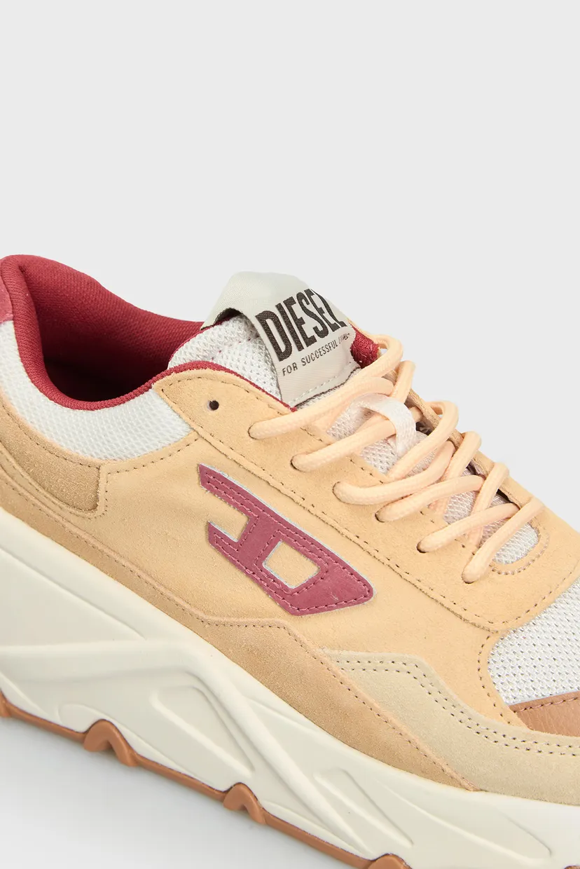 Жіночі бежеві замшеві кросівки SAVANNAH Diesel Y03565 P8106 — MD
