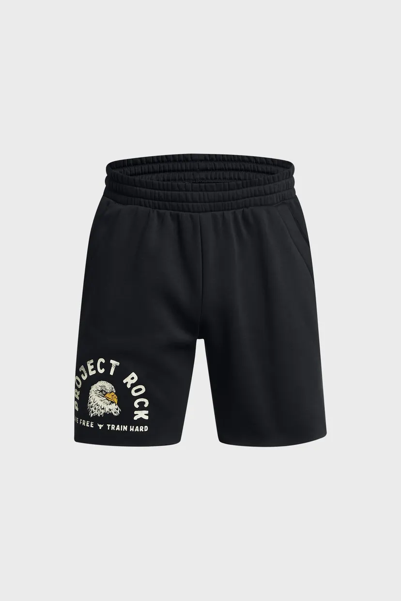 Чоловічі чорні шорти Pjt Rck Icon Fleece Sts 4