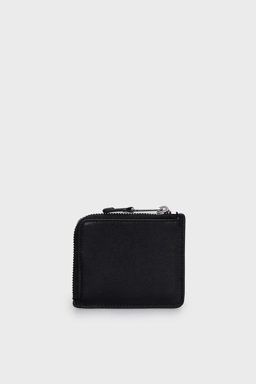 Чоловічий чорний шкіряний гаманець TJM GIFTING LTH SMALL ZA 4