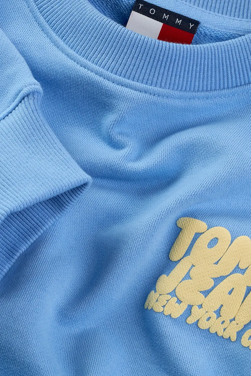 Женский голубой свитшот TJW RLX CRP TJ BUBBLE CREW 5