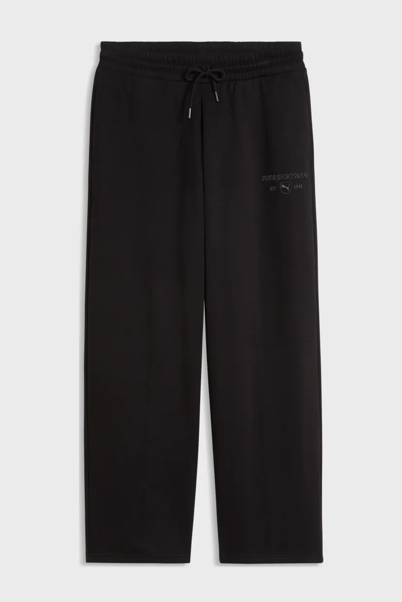 Жіночі чорні спортивні штани PUMA Class Straight Leg Fleece Pants Women 4