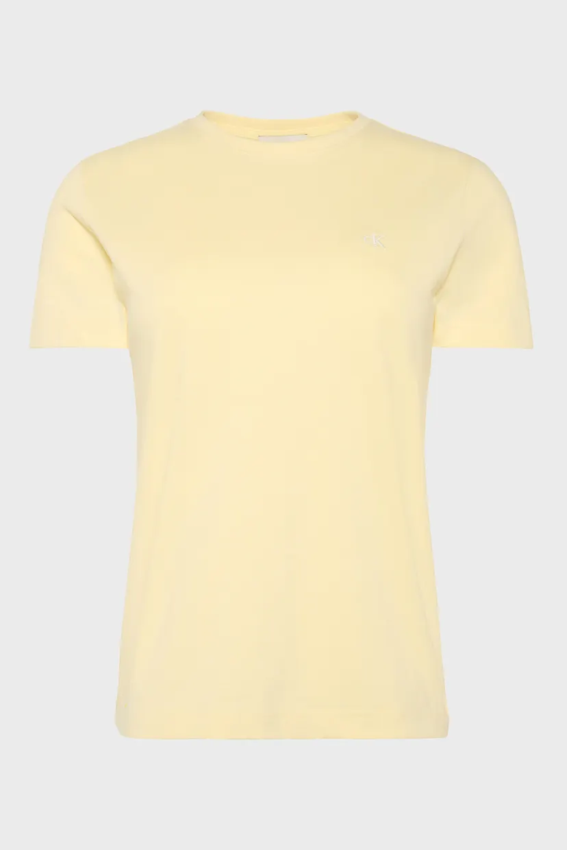 Женская желтая футболка MONOGRAM 5