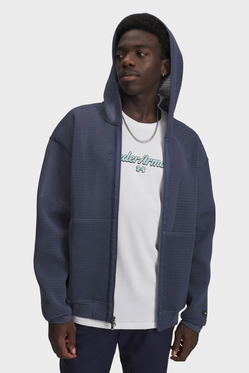 Мужское темно-серое худи SU Mesh Hoodie 1
