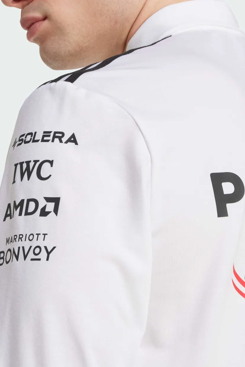 Мужское белое поло Mercedes - AMG Petronas Formula One Team 5