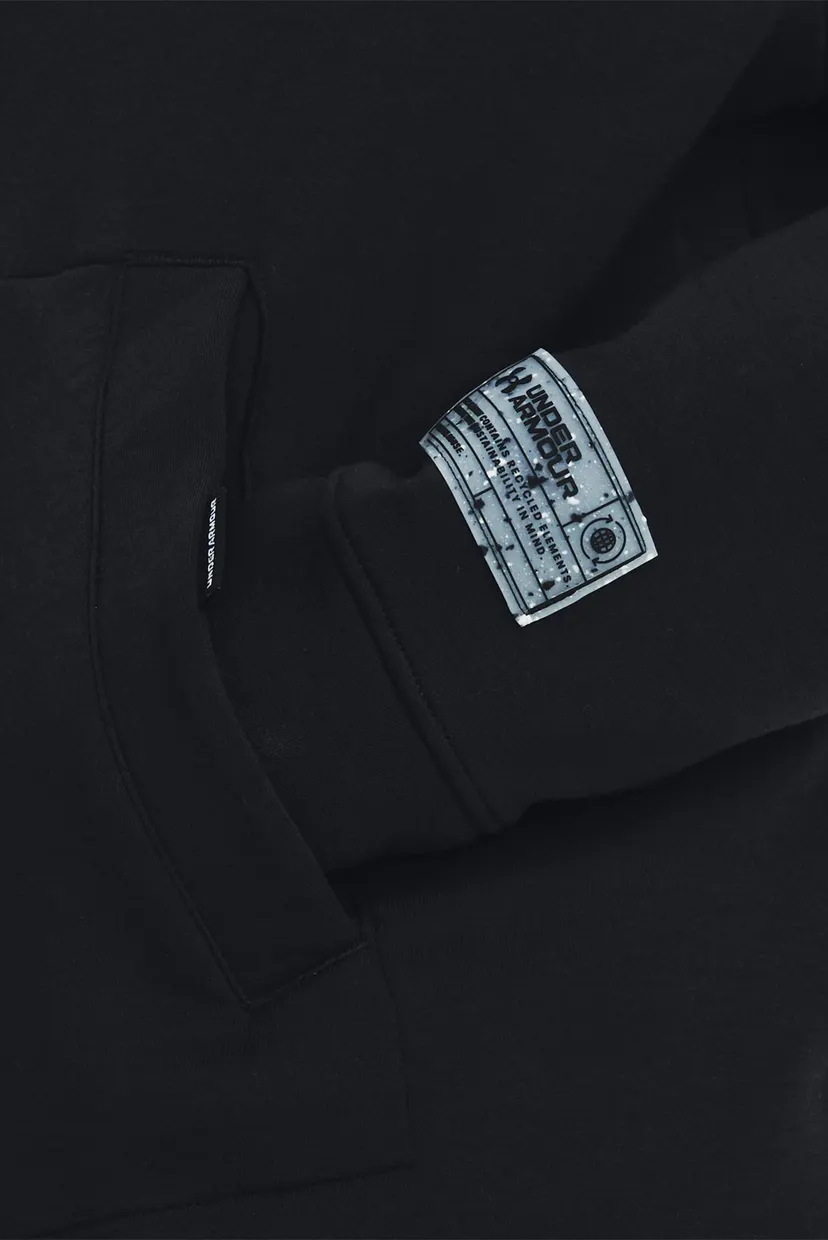 Черное худи UA Summit Knit Hoodie (унисекс) 7