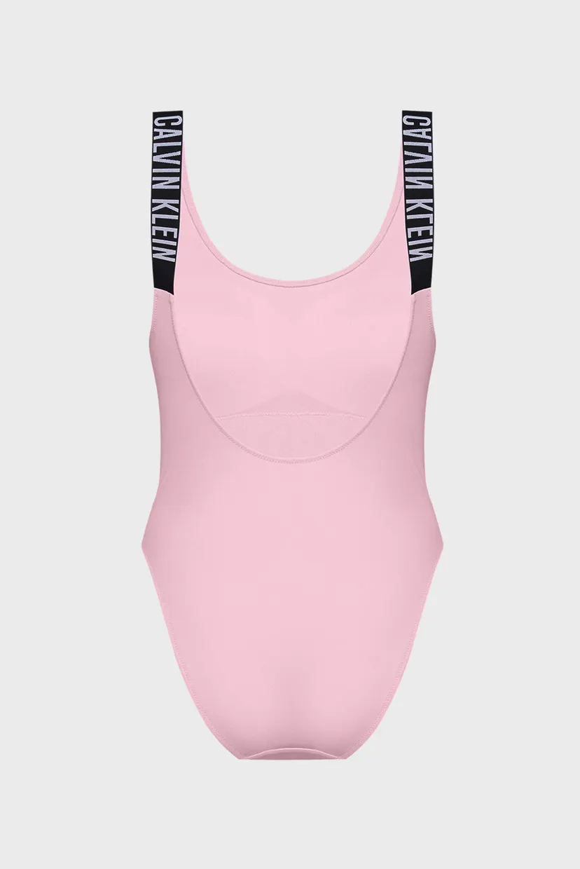 Женский розовый купальник SCOOP BACK ONE PIECE 6
