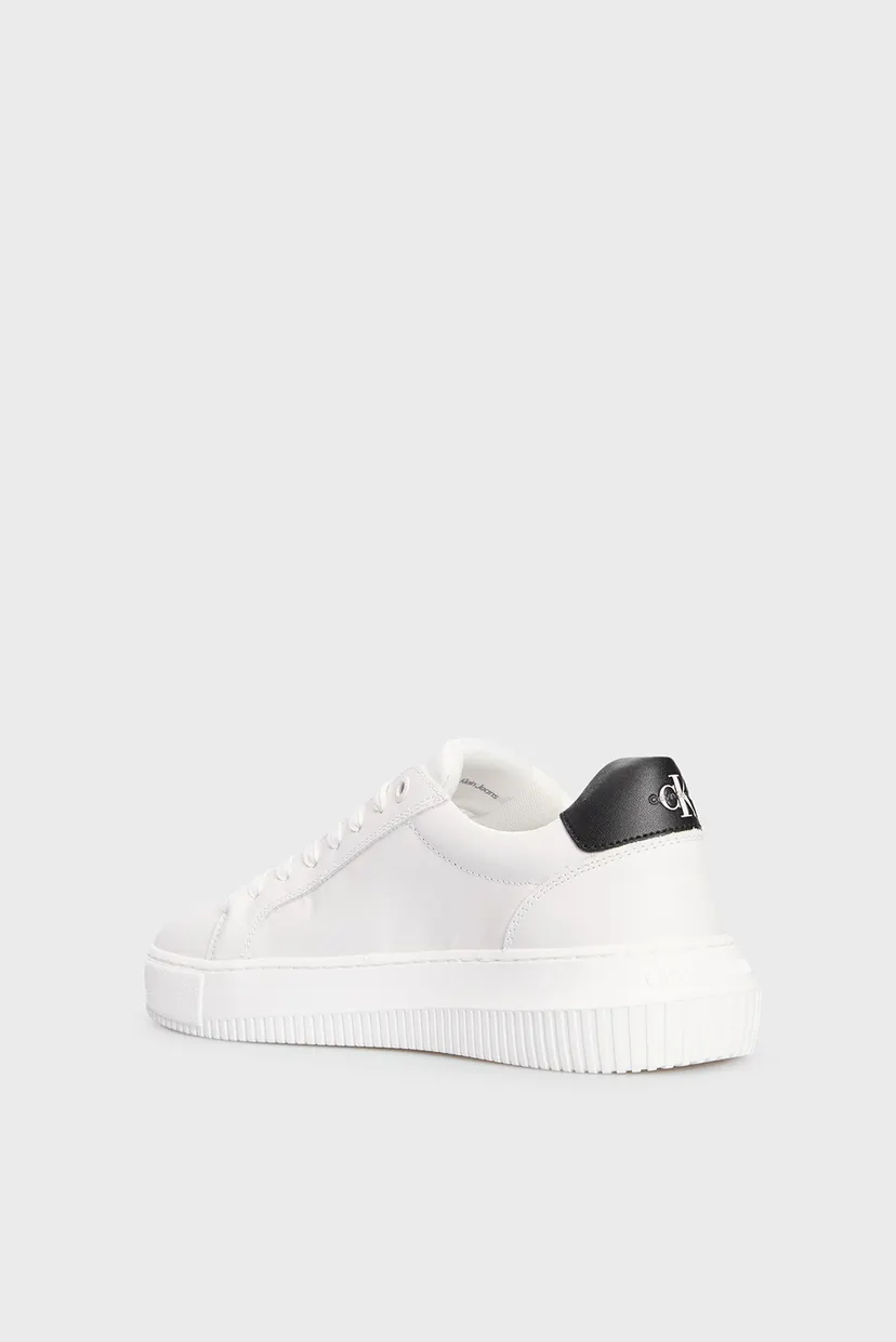 Жіночі білі шкіряні снікерси CHUNKY CUPSOLE MONO LTH WN 5