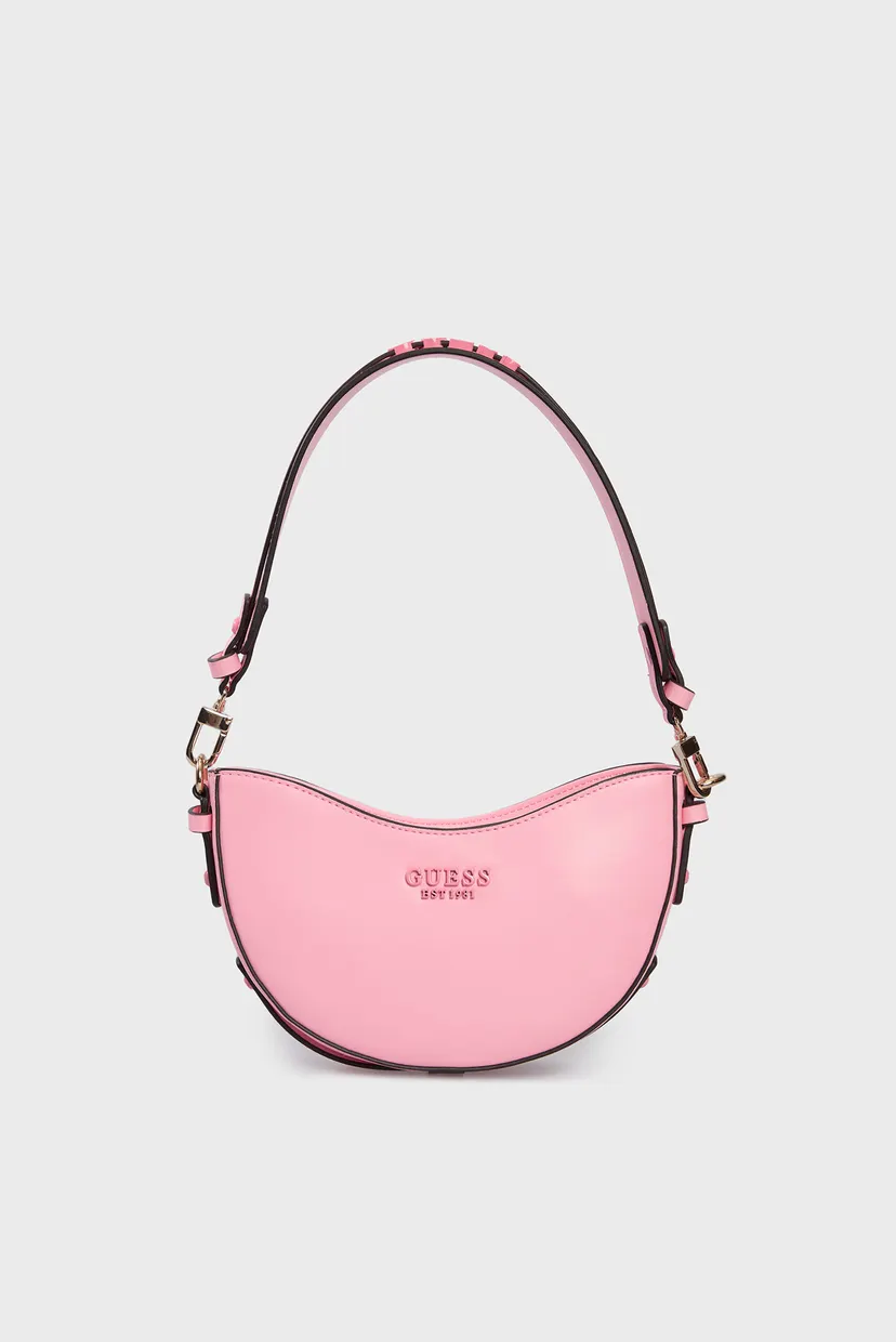 Женская розовая сумка SARITA TOP ZIP SHOULDER BAG Guess