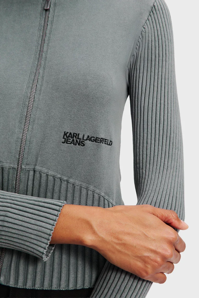Жіночий сірий кардиган UTILITY ZIP-UP 4