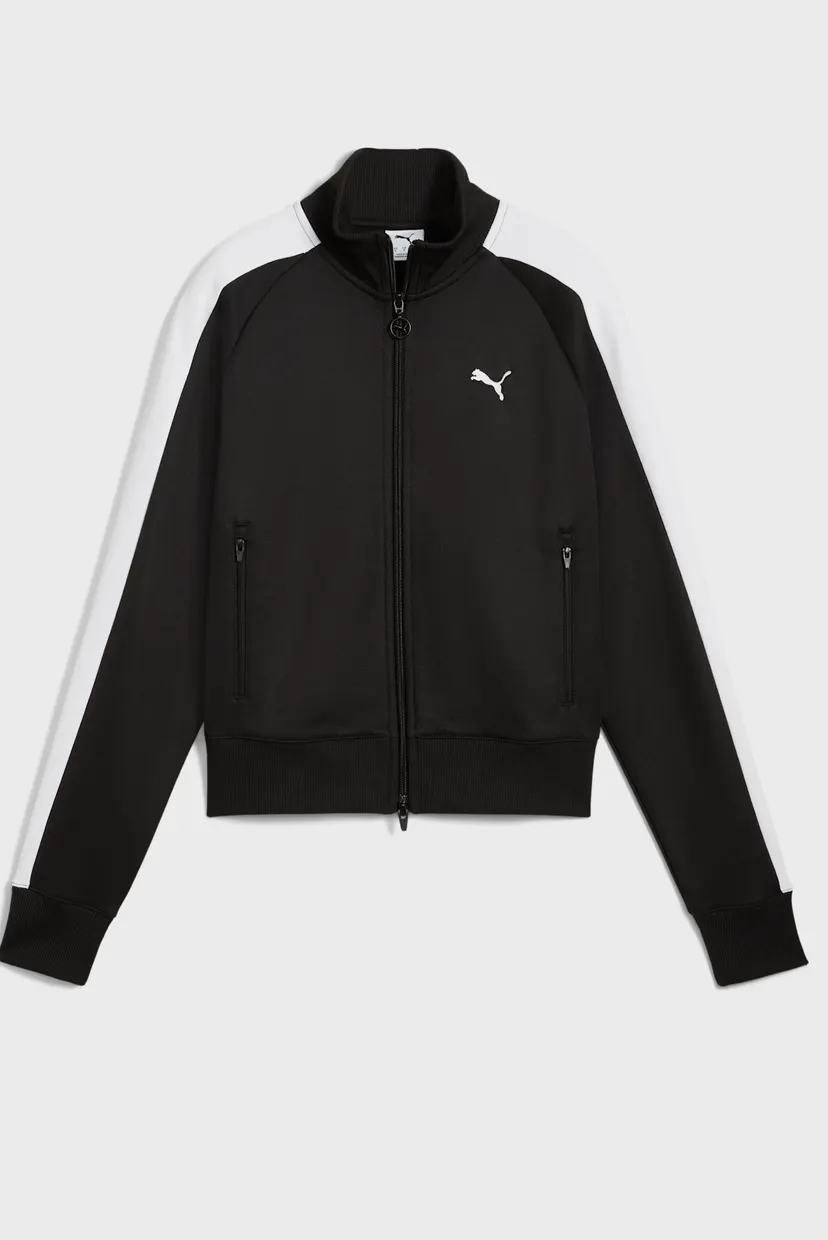 Жіноча чорна спортивна кофта T7 ALWAYS ON Short Track Jacket Women 6