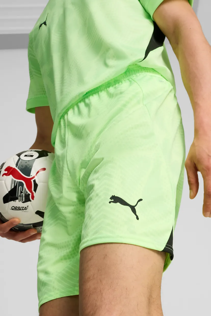 Мужские салатовые шорты Goalkeeper Shorts Men 4