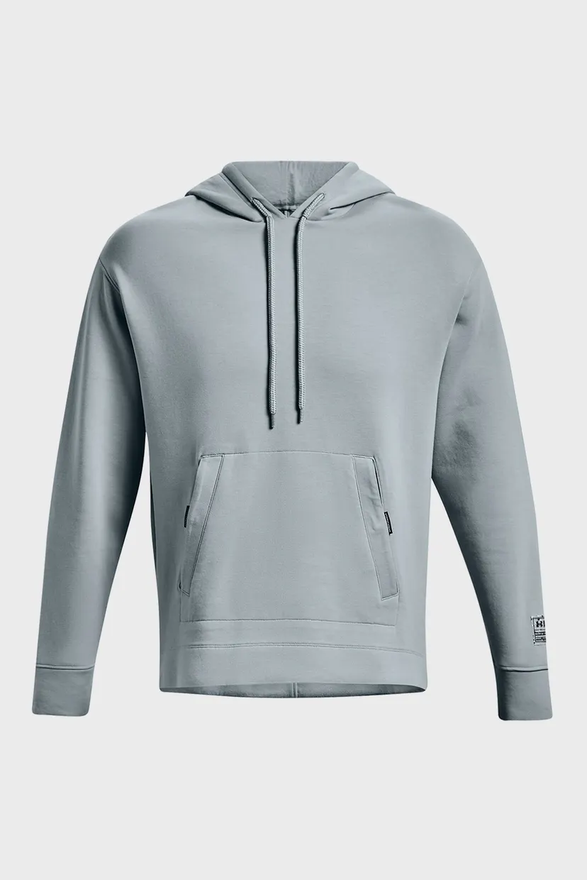 Серое худи UA Summit Knit Hoodie (унисекс) 8