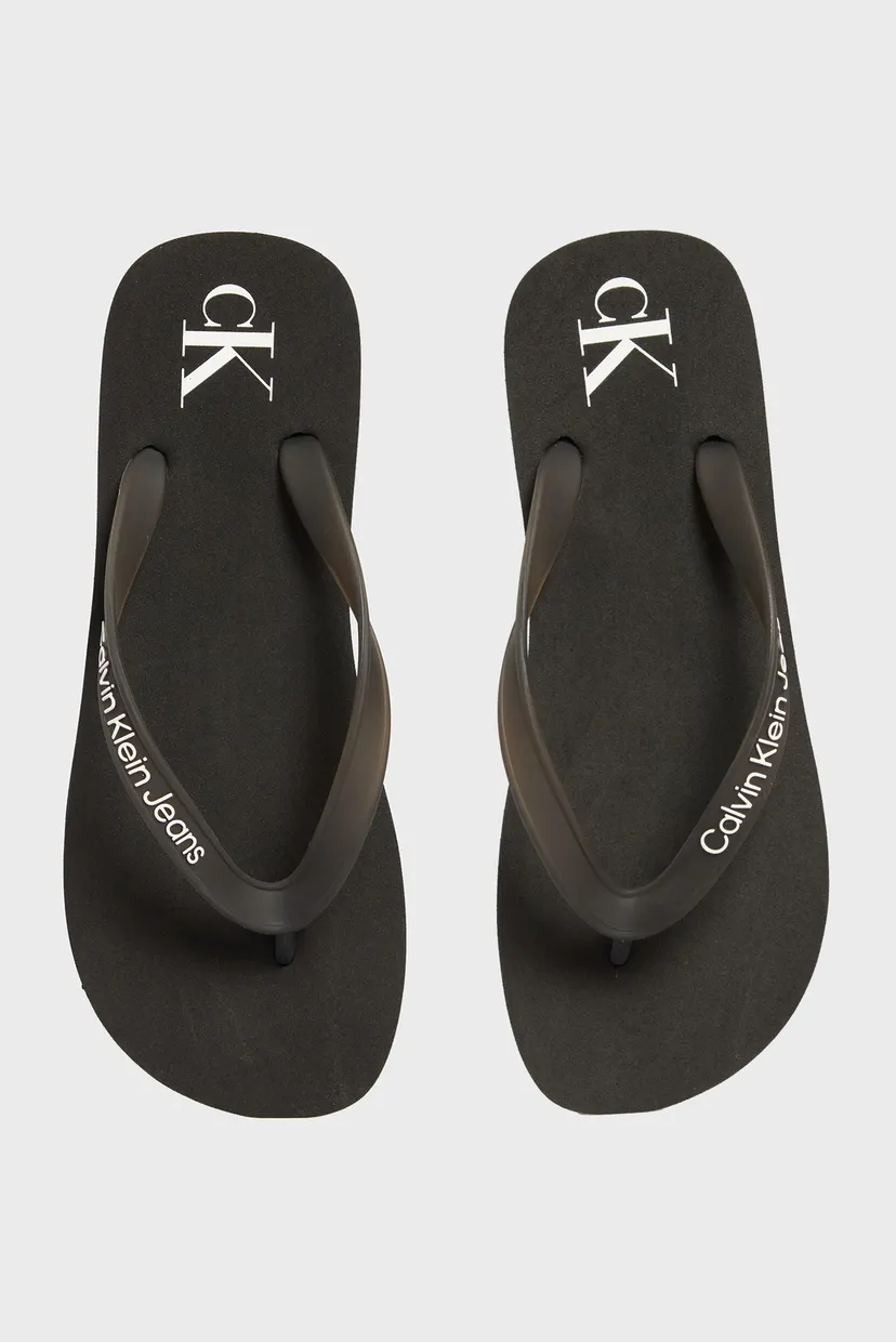 Женские черные вьетнамки BEACH SANDAL TRANSPARENT TPU 4