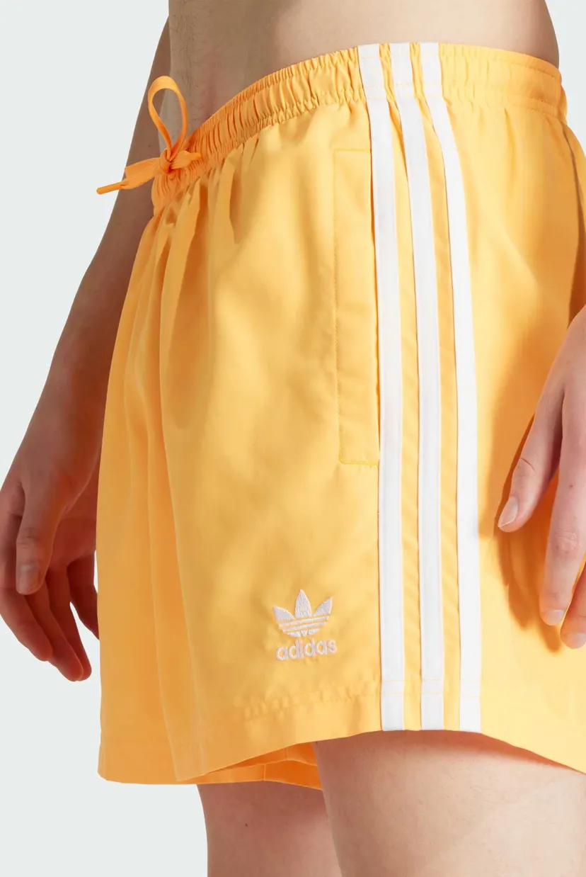 Мужские желтые плавательные шорты Adicolor 3-Stripes 5-Inch 4