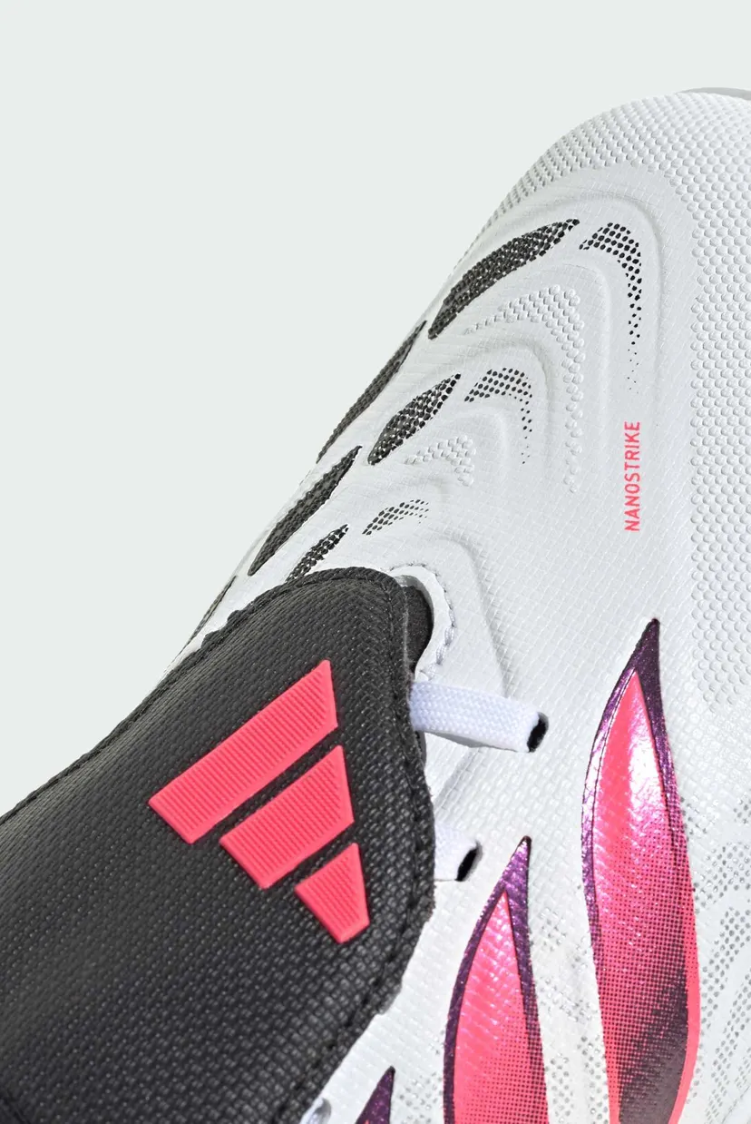 Детские белые сороконожки PREDATOR LEAGUE Fold-Over Tongue Turf Football Kids 9