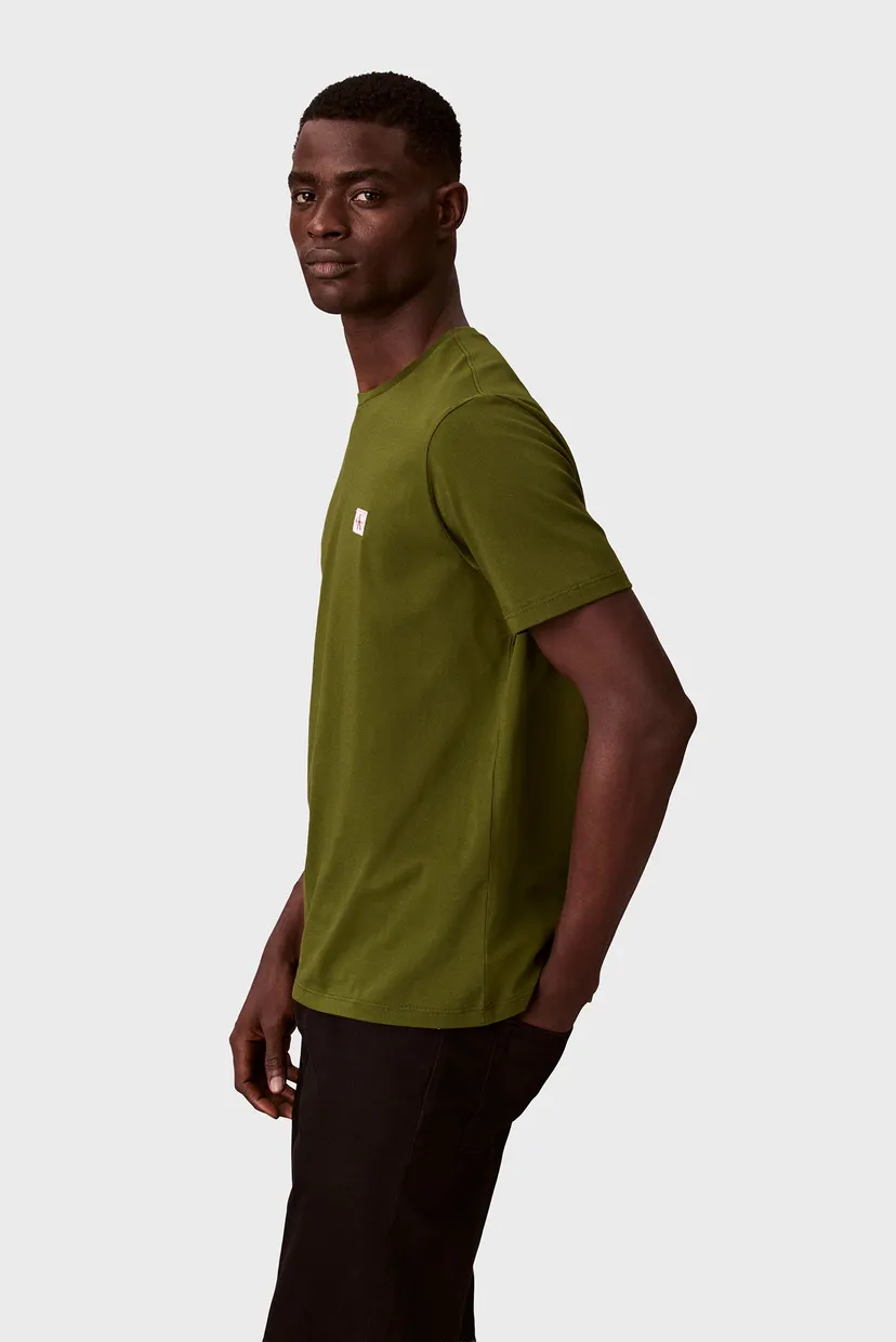 Чоловіча зелена футболка BADGE 30S JERSEY CLASSIC 3
