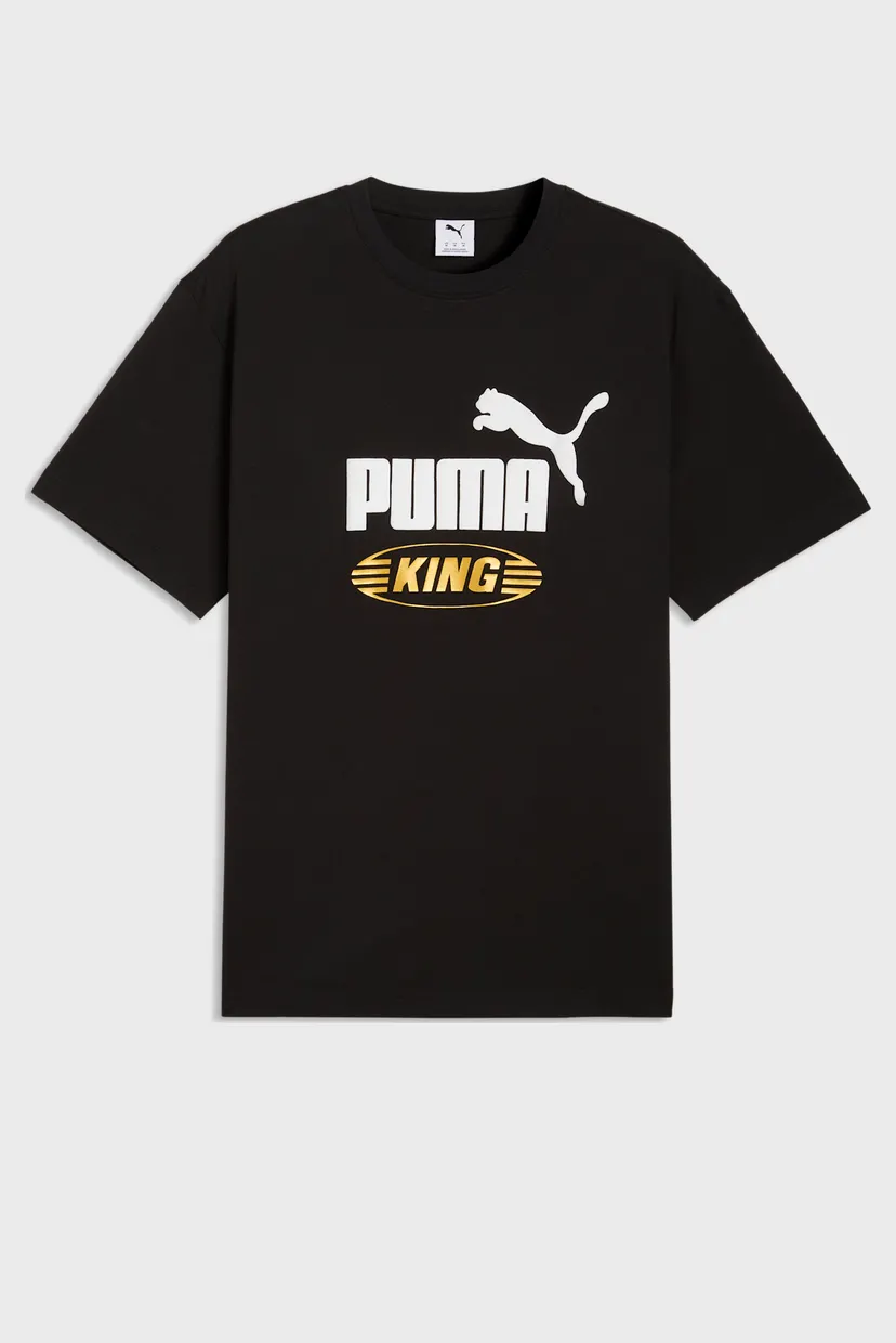 Чорна футболка FUTURE.PUMA.ARCHIVE King Relaxed Tee Unisex (унісекс) 6