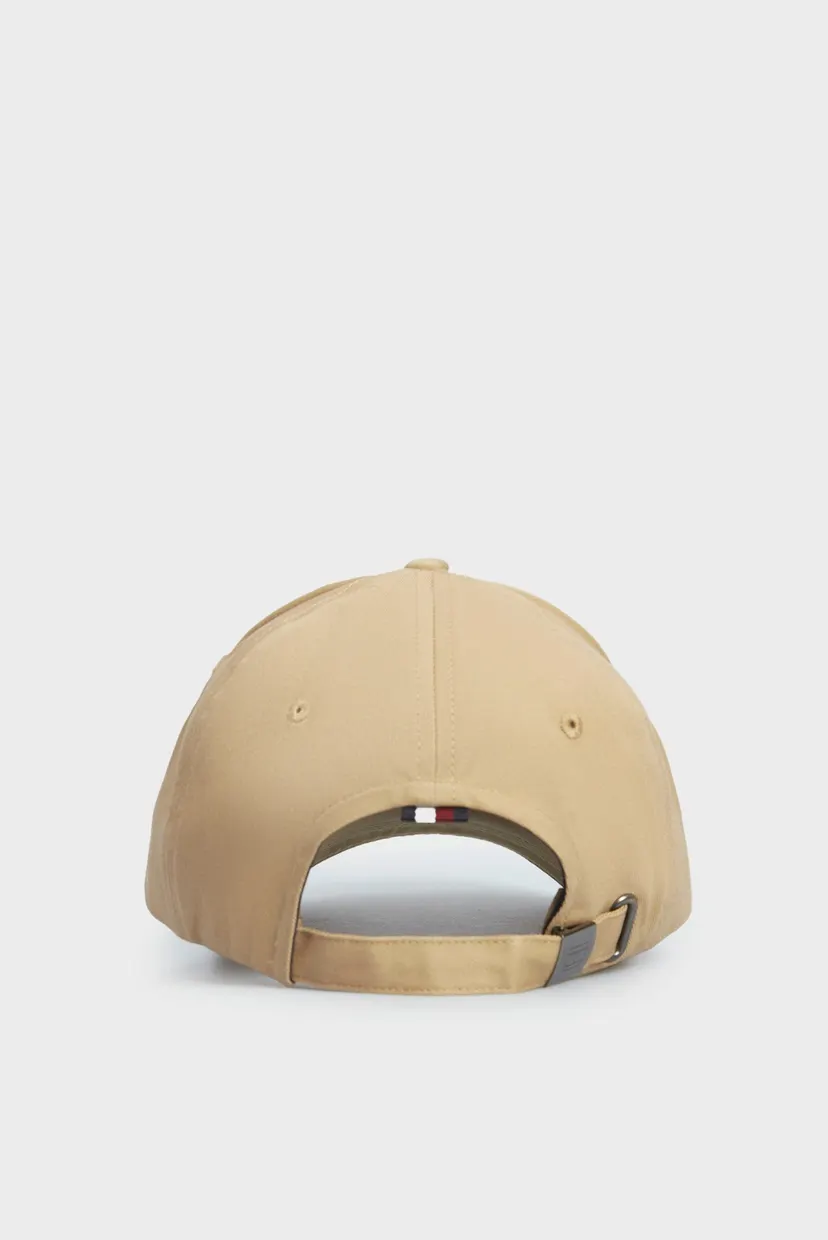 Мужская бежевая кепка TH CORPORATE COTTON 6 PANEL 3