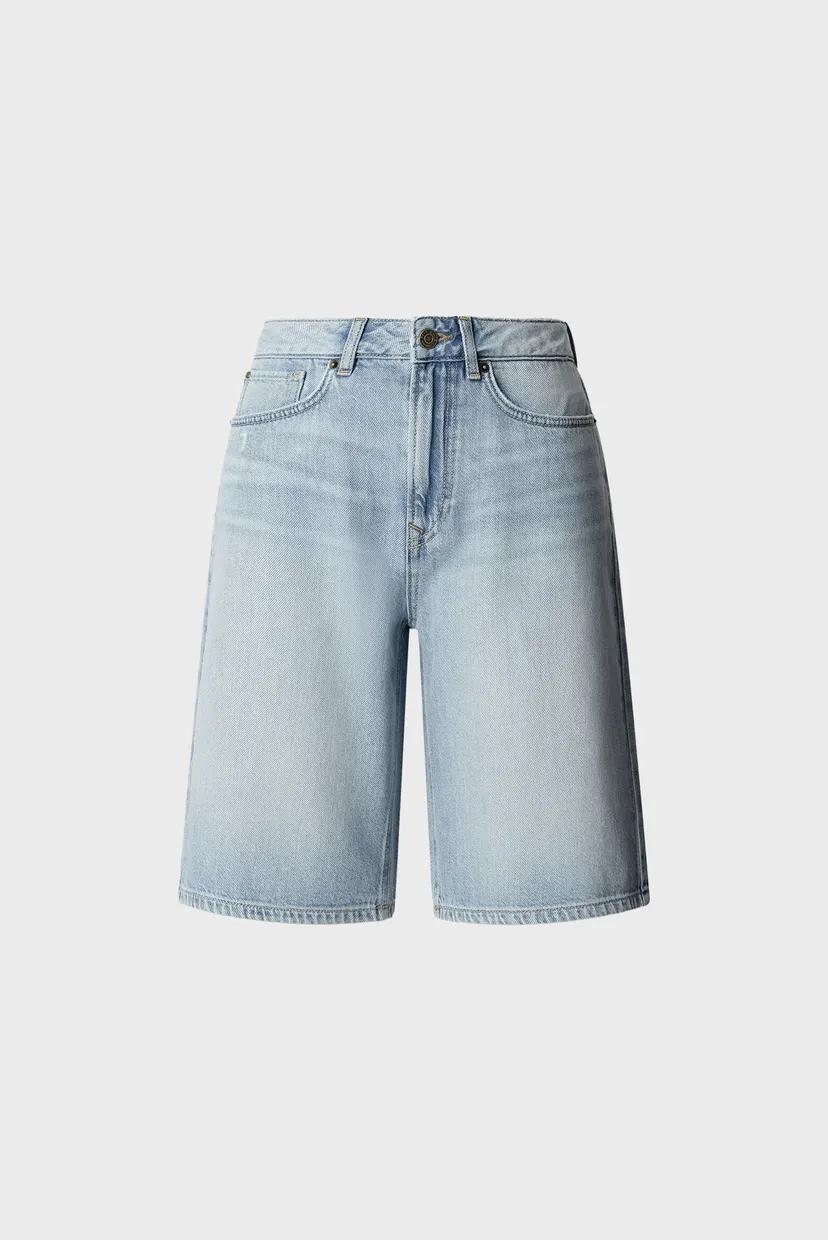 Женские голубые джинсовые шорты RELAXED BERMUDA UHW LEXA 6