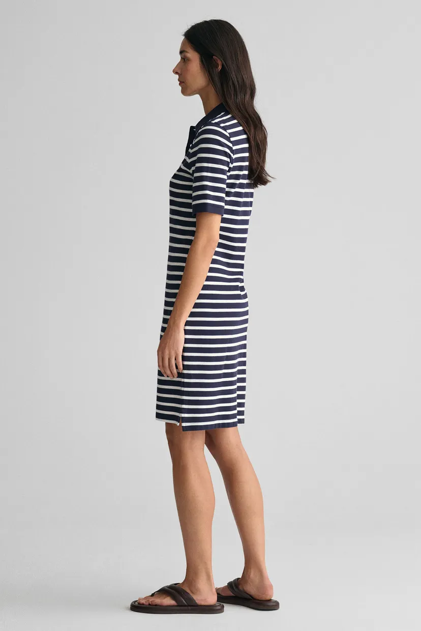 Жіноча сукня у смужку STRIPED SHIELD SS PIQUE POLO 3