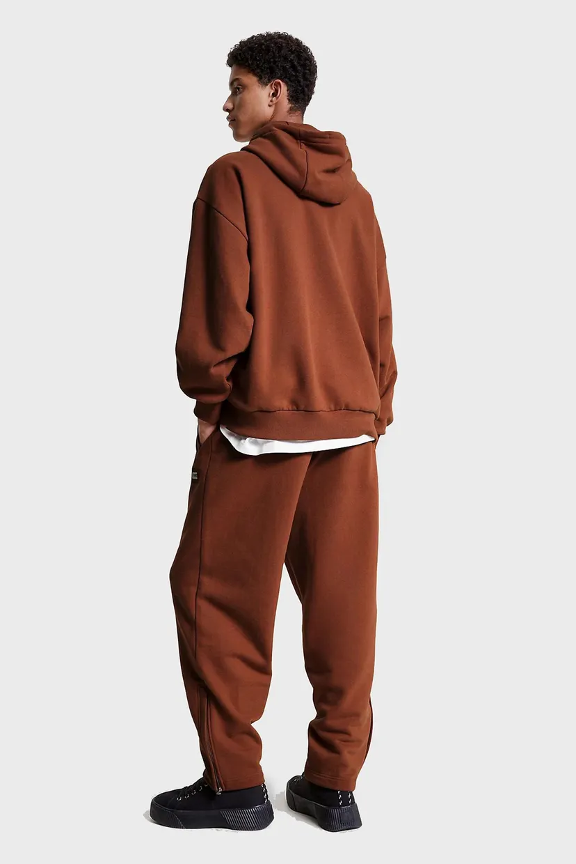 Коричневе худі TJCU ESS HOODIE GARMENT WASH (унісекс) 5