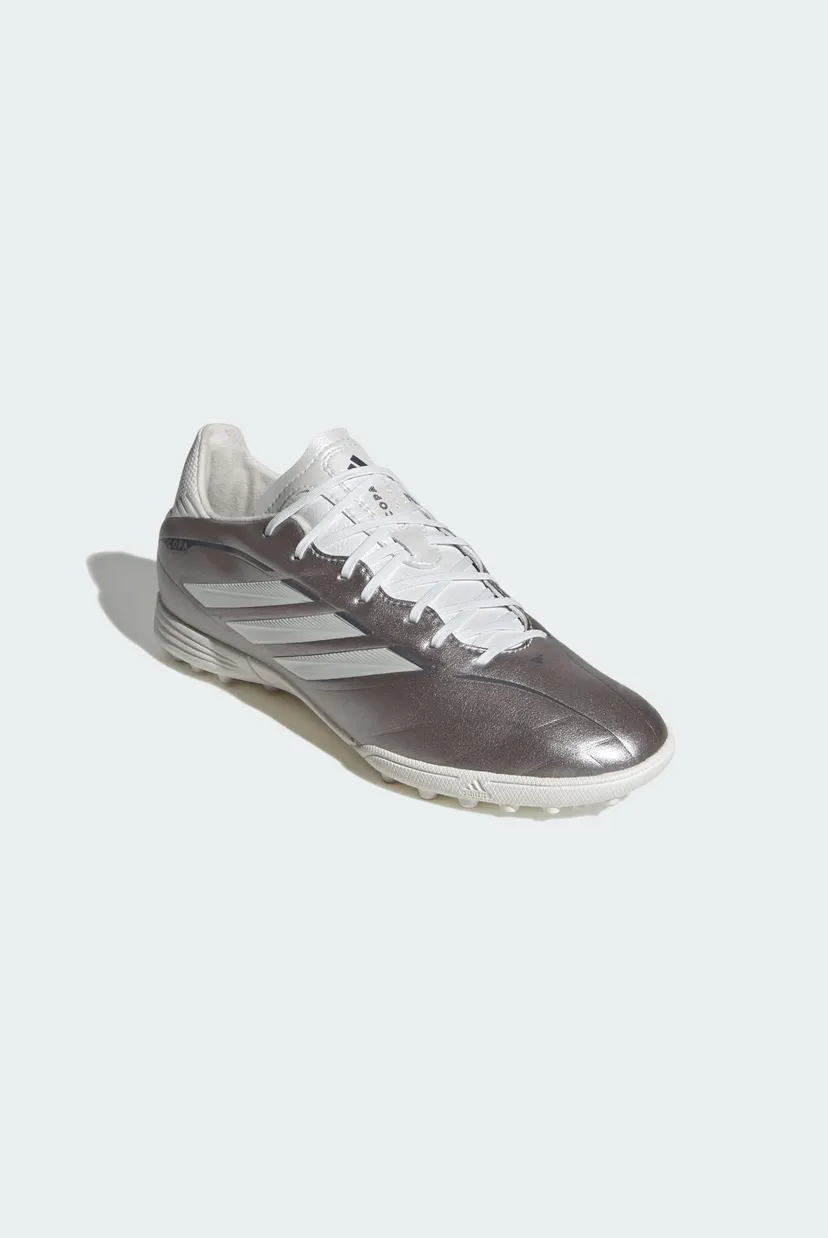 Детские серебристые сороконожки COPA PURE IV LEAGUE Turf Kids 4