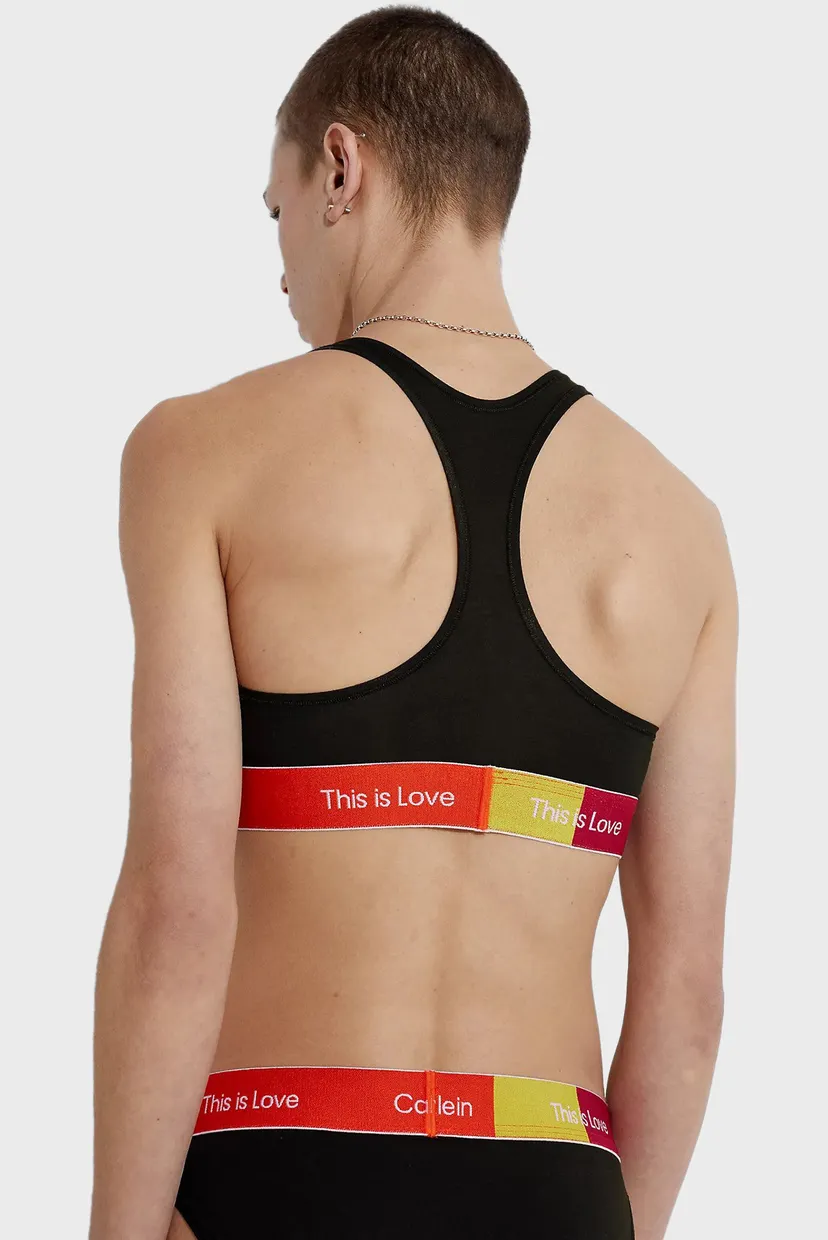 Женский черный топ UNLINED BRALETTE 4