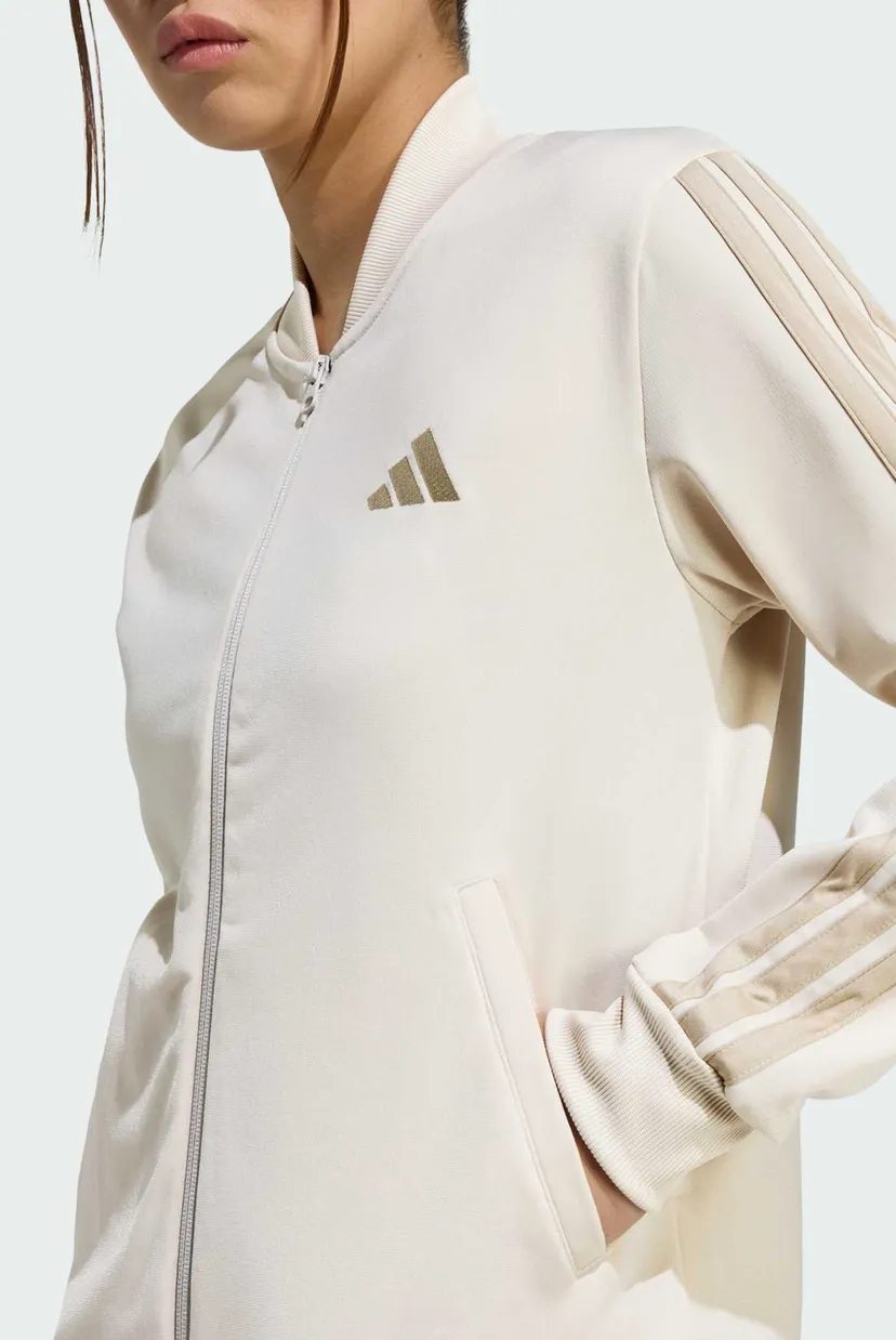 Жіночий бежевий спортивний костюм (кофта, штани) Essentials 3-Stripes 4