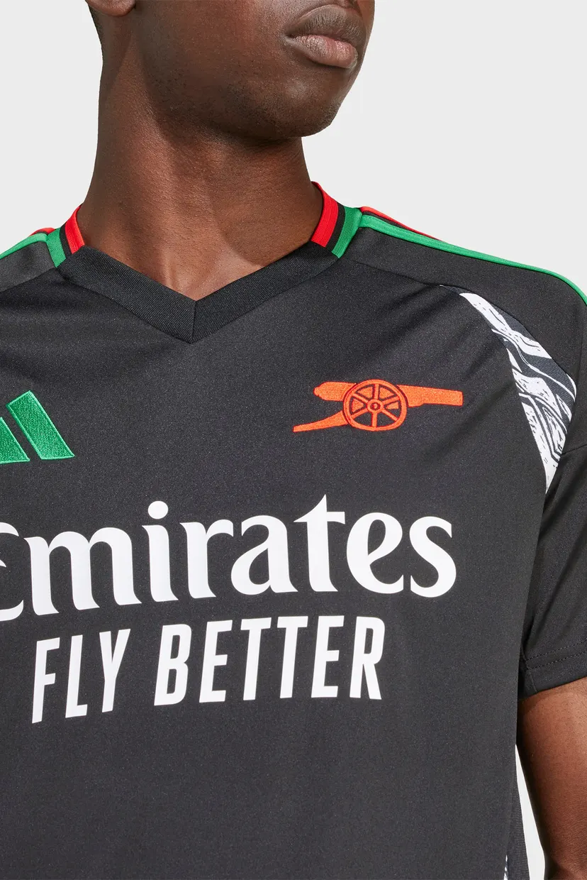 Чоловіча чорна футболка Arsenal 24/25 Away 4