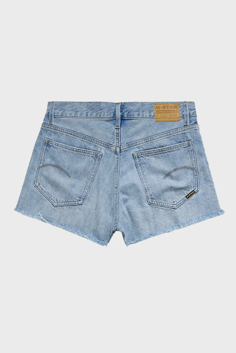 Жіночі блакитні джинсові шорти True Short raw edge 5